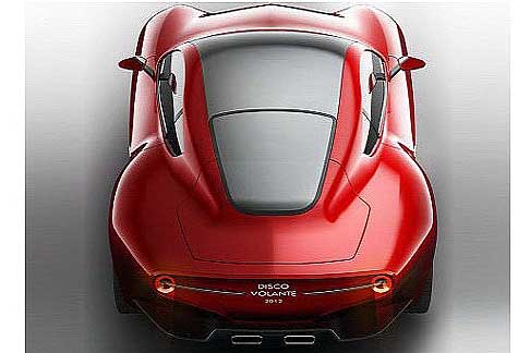 Disco Volante - Disco Volante Touring Alfa 8C top vettura width=