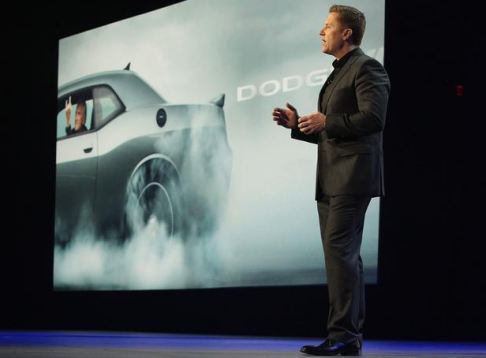 Dodge - Dodge Brand President and CEO Tim Kuniskis press day New York Auto Show width=