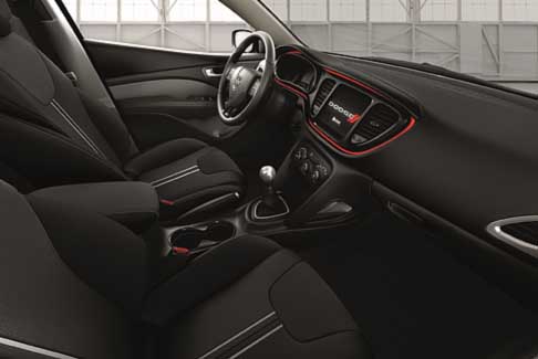 Dodge - Dodge Dart pachetto Blacktop interni vettura width=