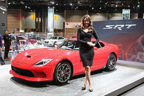 Dodge - Dodge Viper SRT and model at the Chicago Auto Show 2013 width=