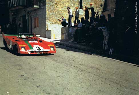 Ferrari - Ferrari 1972 Merzario che corce nella Eco Targa Florio width=