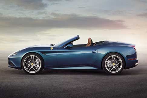 Ferrari - Ferrari California T profilo laterale in versione Turbo width=