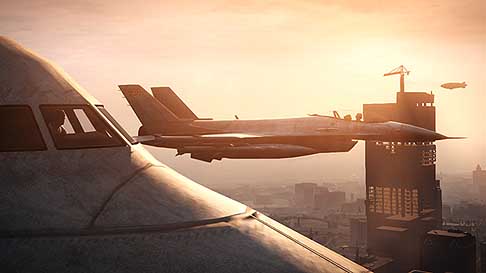 Videogames - Grand Theft Auto V nuove foto con i caccia width=