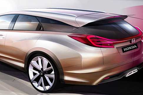 Honda - Honda Civic wagon concept sketch width=