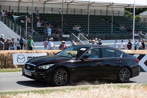 Cronoscalata di auto storiche - Infiniti Q50 2.0T at the Goodwood Festival of Speed 2015 width=