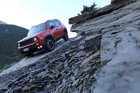 Jeep Renegade - Jeep Renegade con i due sistemi 4x4 Jeep Active Drive e Jeep Active Drive Low width=