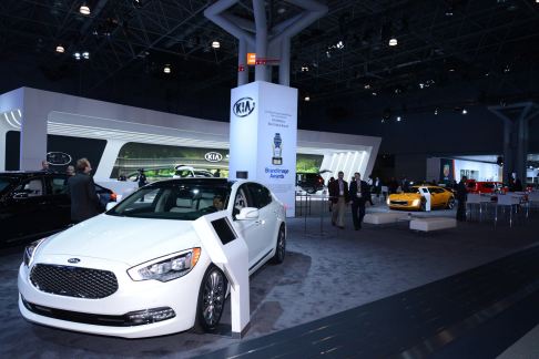 Kia Motors - Stand Kia at the 2014 New York International Auto Show width=