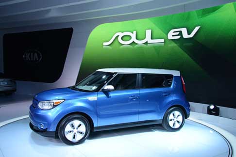 Kia Motors - Kia Soul EV world premiere at the Chicago Auto Show 2014 width=