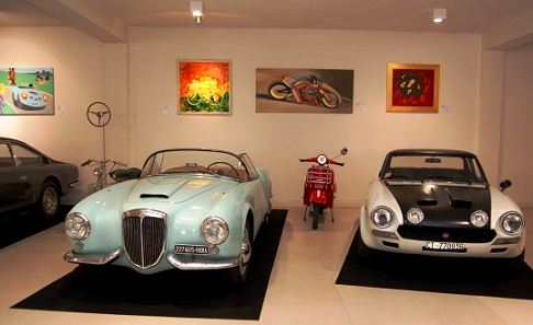 Museo Mogam - Lancia Aurelia B 24 Spyder 1955 e Fiat 124 Abarth Rally 1976 esposte al Mogam width=