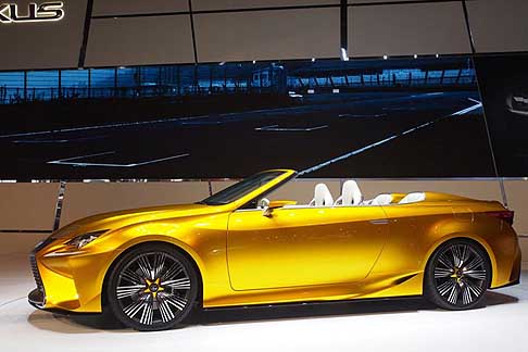 Lexus - Lexus LF-C2 Concept fiancata vettura cabrio width=