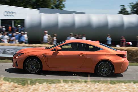 Cronoscalata di auto storiche - Lexus RC F at the Goodwood Festival of Speed 2015 width=