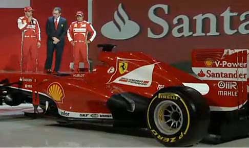 Ferrari - Monoposto Ferrari F138 e piloto di Formual 1 width=