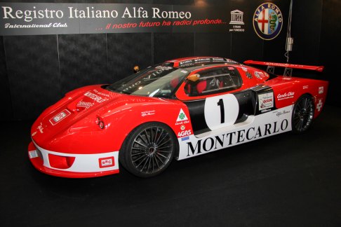 Auto e Moto Classiche - Montecarlo Automobile Carlo Chiti Alfa V6 a Metano alla Fiera di Padova 2013 width=