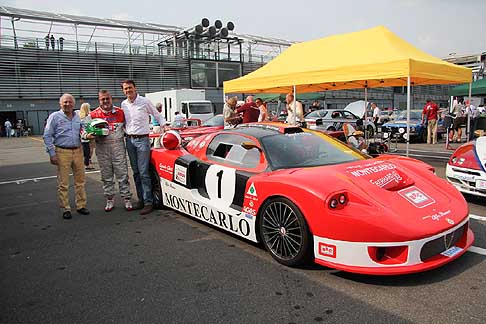 Montecarlo Automobili - Montecarlo Automobile “Carlo Chiti MonzaCodaLunga” con Fulvio Maria, Ballabio Roberto, Olivo e Arturo Chiti figli di Carlo Chiti width=