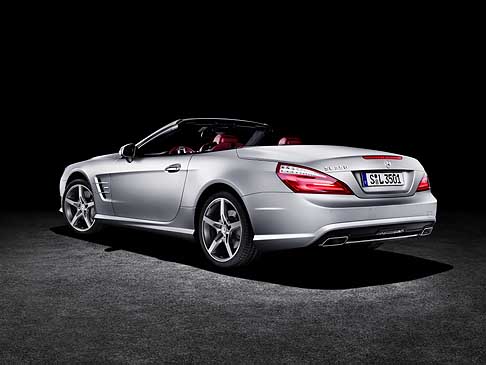 Mercedes-Benz - New Mercedes SL-Class posteriore vettura con telaio in alluminio width=