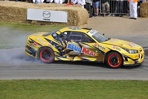 Cronoscalata di auto storiche - Nissan Skyline R34 GT T at the Goodwood Festival of Speed 2015 width=