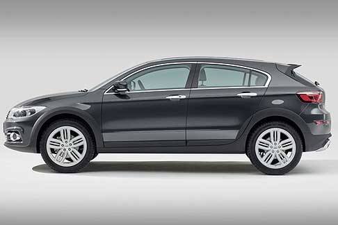 Qoros - Qoros Cross Hybrid Concept Car laterale al Salone di Ginevra 2013 width=