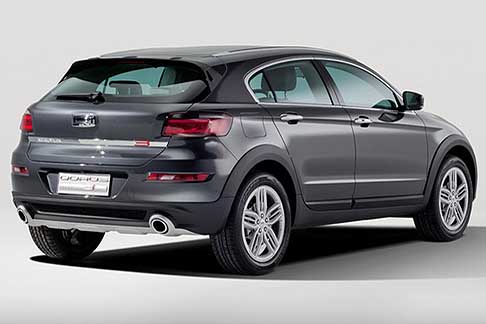 Qoros - Qoros Cross Hybrid Concept profilo posteriore al Salone di Ginevra 2013 width=