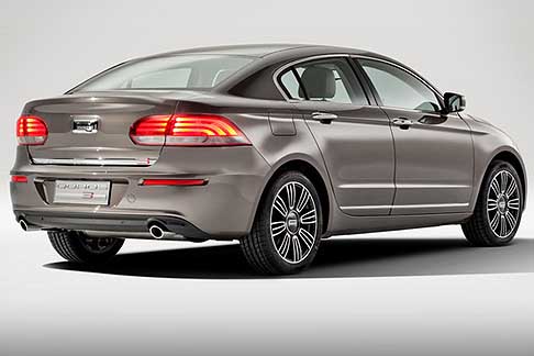 Qoros - Qoros GQ3 profilo posteriore al Ginevra Motor Show 2013 width=