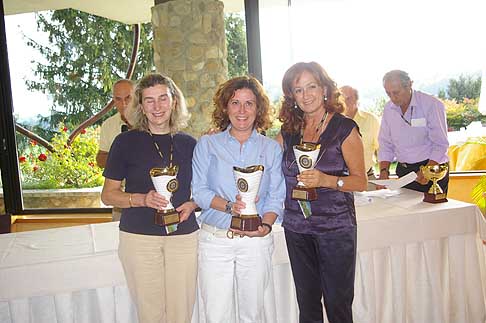Staf Equipaggi - Rally di un Weekend di Fine Estate premiazione equipaggi femminili: Catia Zocca su Jaguar Mk II del 1963 ha portato a casa la vittoria, seguita da Daniela Funi su Porsche 356 del 1965 e da Chrissanthi Kughentaki su Rolls Royce Silver Wringht width=