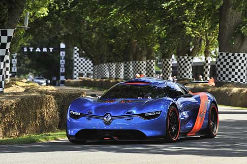 Renault - Renault Alpine A110-50 con motore elettrico al Goodwood Festival of Speed width=