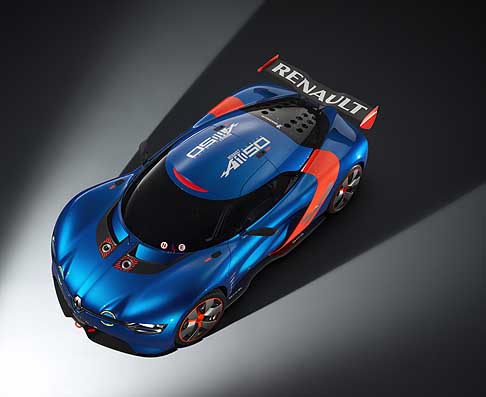 Renault - Renault Alpine A110-50 concept da pista di colore ´Alpine Blue´ width=