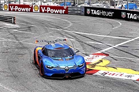 Renault - Renault Alpine A110-50 concept nel circuito cittadino di Montecarlo nel Principato di Monaco width=