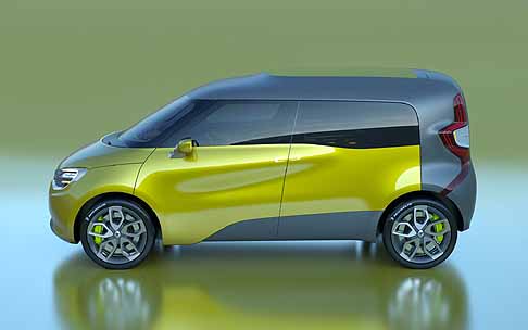 Renault - Renault Frendzy vista laterale della Concept francese width=