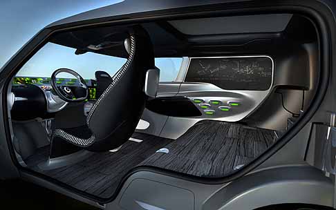 Renault - Interni con sedile posteriore abbassato della Renault Frendzy Concept width=