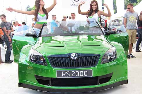 Skoda - Prototipo Skoda Fabia RS 2000 frontale width=