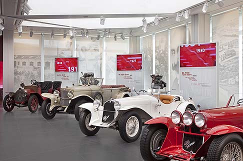 Alfa Romeo - Il Museo accoglie tutti i modelli più significativi della collezione storica, costituita a partire dalla prima metà degli anni ’60. width=