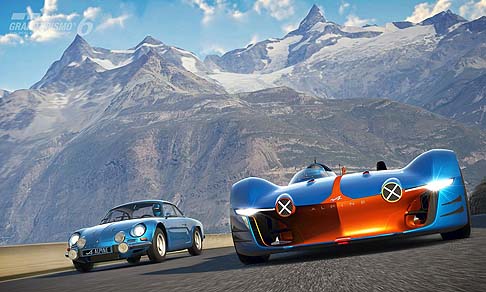 Alpine - La Vision monta un motore centrale V8 in grado di erogare fino a 450 CV a 6500 giri e 580 Nm di coppia ad appena 2000 giri. La velocità massima è di 320 Km/h.  width=