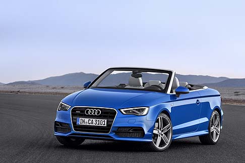 Audi - La nuova Audi A3 Cabriolet quattro, garantisce, grazie alla presenza della trazione integrale quattro, ancora più sicurezza, performance e piacere di guida.  width=