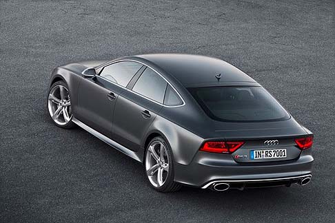 Audi - Grazie alla tecnologia della costruzione leggera Audi, la carrozzeria della RS 7 Sportback fissa nuovi parametri in termini di riduzione del peso. width=