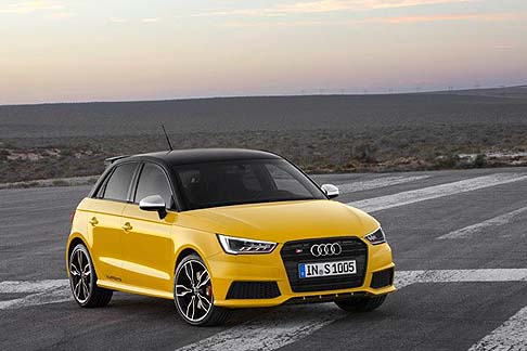 Audi - Ritornano sul mercato i modelli di punta della compatta A1, S1 e S1 Sportback, che potremo ammirare nel prossimo e ormai imminente Salone di Ginevra, in seguito al quale è programmata la commercializzazione.  width=