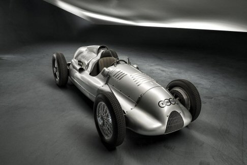 Audi - E’ tempo di far ritorno a casa per la Audi Union Type D del 1939, uno dei cinque esemplari di Auto Union da competizione realizzati nello scorso secolo e persi di vista durante il secondo conflitto mondiale. width=