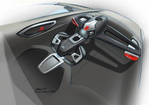 Audi - Audi Urban Concept bozzetto console width=