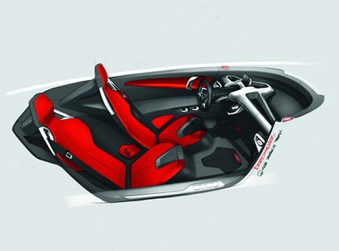 Audi - Audi Urban Concept bozzetto configurazione interni 1+1 width=
