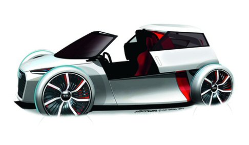 Audi - Audi Urban Concept vista laterale openair width=
