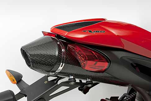 Benelli - Benelli TNT R160 dettaglio posteriore marmitta width=