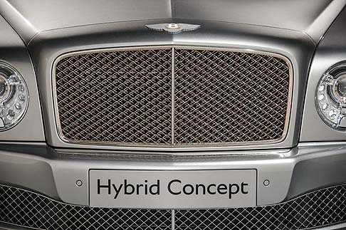 Bentley - Realizzato sulla base dell’ammiraglia Mulsanne, il concept ibrido Bentley dimostra come la tecnologia ibrida possa essere applicata ad una vettura lussuosa. width=