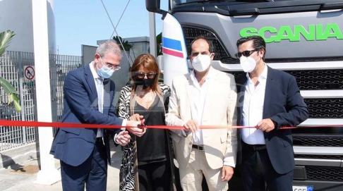 Biometano - È stato presentato il primo impianto del Sud Italia che unisce la produzione di Biometano e la distribuzione di Liquid Gas Natural (LNG). Progetto realizzato dalla Nicolosi Trasporti in patnership con Assoro Biometano e Scania Italia