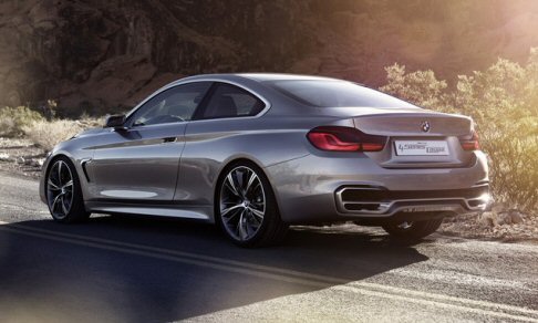 BMW - Rispetto al modello BMW Serie 3 Coupé, dal quale trae alcuni spunti, la BMW Concept Serie 4 Coupé è cresciuta in lunghezza, larghezza e passo. width=