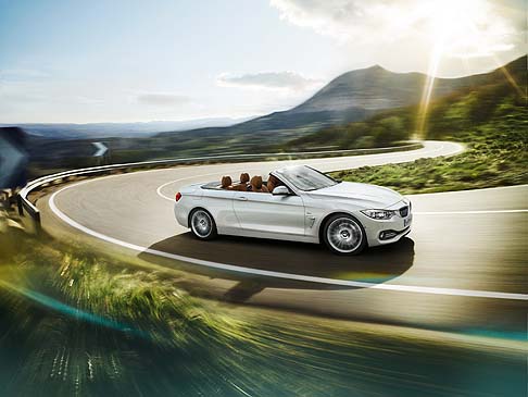 BMW - A tetto aperto la temperatura viene regolata automaticamente in dipendenza della temperatura esterna e della velocità.  width=