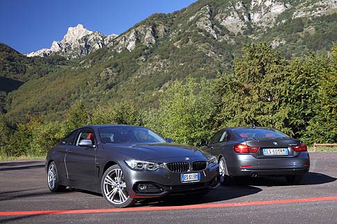 BMW - Grazie a una combinazione di sistemi di assistenza del guidatore e di servizi di mobilità, la nuova BMW Serie 4 Coupé definisce dei standard a livello di sicurezza, di comfort ed infotainment. width=