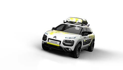 Citroen - A Ginevra sarà presentata anche un’interpretazione assolutamente originale: la concept C4 CACTUS Aventure. width=