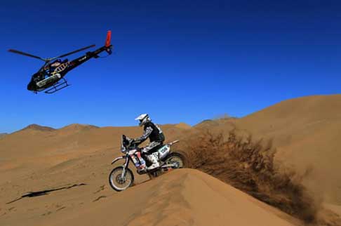 Dakar 2013 - Dakar 2013 - 13° stage la Honda CRF450X del biker Todd Smith width=