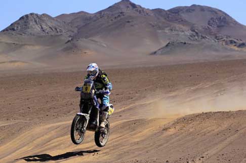 Dakar 2013 - Dakar 2013 - 13° stage la Yamaha 450 YZF Rally del biker Oliver Pain width=