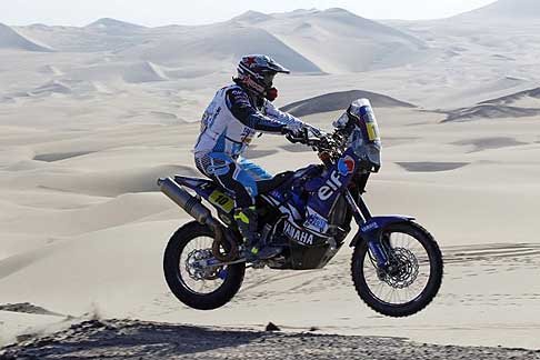 Dakar 2013 - Dakar 2013 III stage con la motocross Yamaha width=