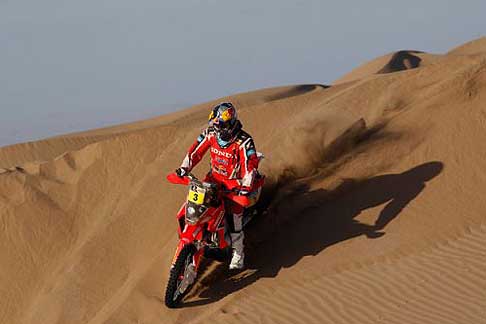 Dakar 2013 - Dakar 2013 IV Stage moto Honda del biker Helder Rodrgiues width=